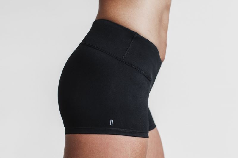 Nobull 2" Matte Women's Shorts Black | 95812EGWD