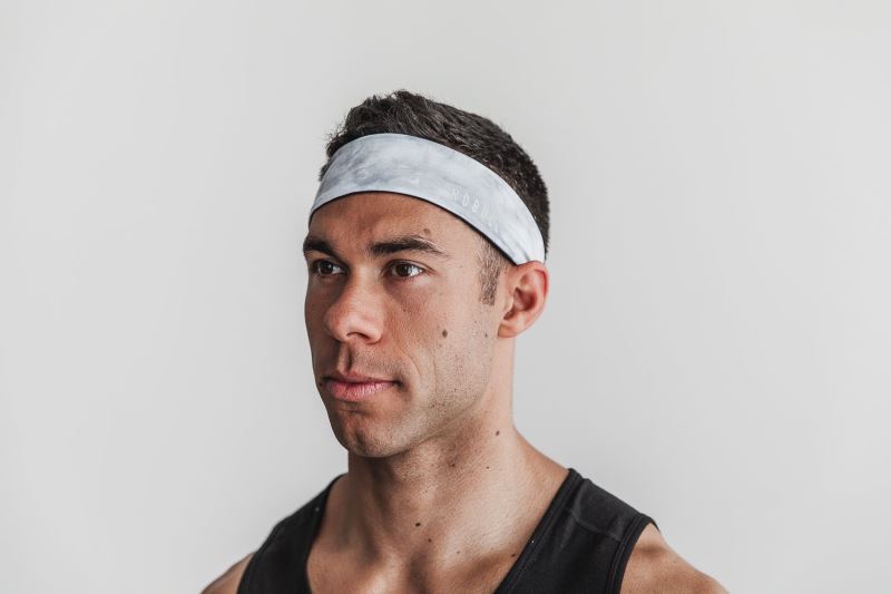 Nobull 2" Tie-Dye Men's Headband Black | 63815BOZE