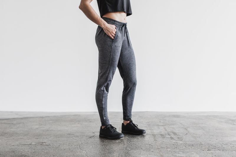 Nobull Adjustable Women's Jogger Grey | 49213CYGU