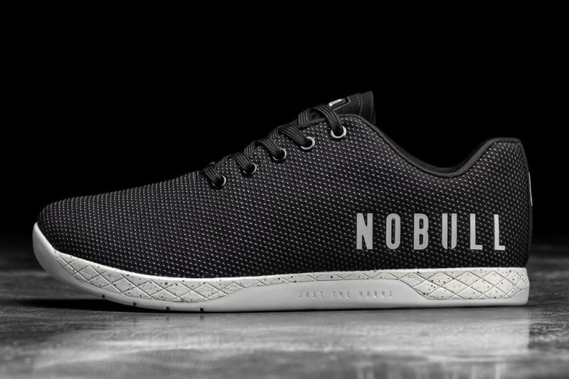 Nobull Arctic Speckle Men's Trainers Black | 56712MIWN