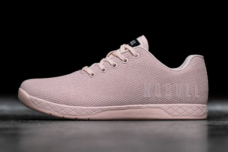 Nobull Blush Heather Men's Trainers Pink | 72681FRGX