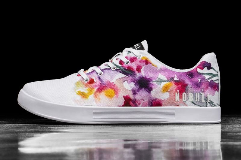 Nobull Bouquet Canvas Men's Trainers Multicolor | 41237WTPF