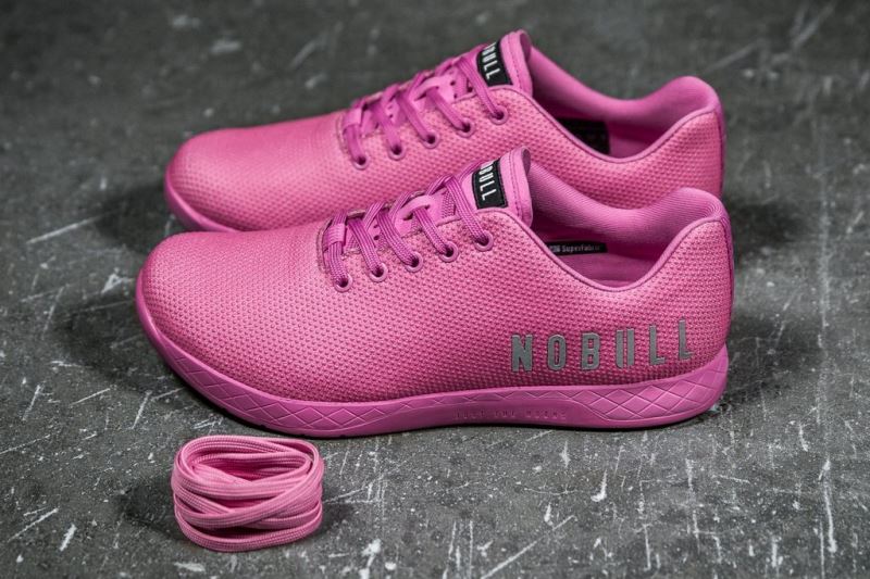 Nobull Bright Men's Trainers Pink | 05917PXLH