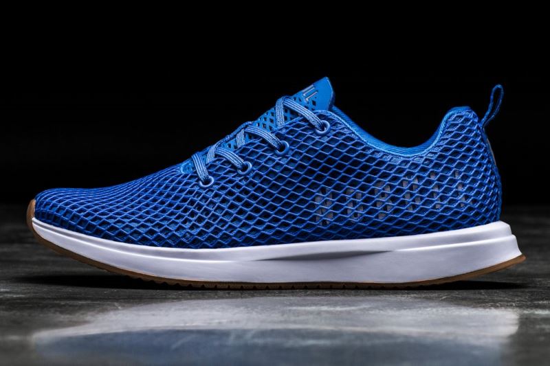 Nobull Cobalt Mesh Men's Running Shoes Blue | 45207CMFS