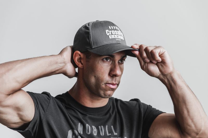 Nobull Crossfit Games 2021 Classic Men's Hats Dark Grey | 30587ISUL