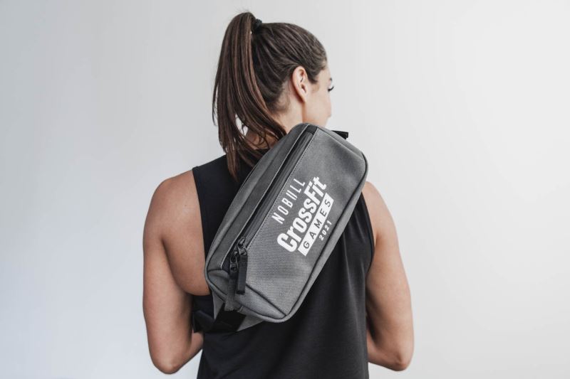 Nobull Crossfit Games 2021 Crossbody Women's Bags Grey | 71843VMAK