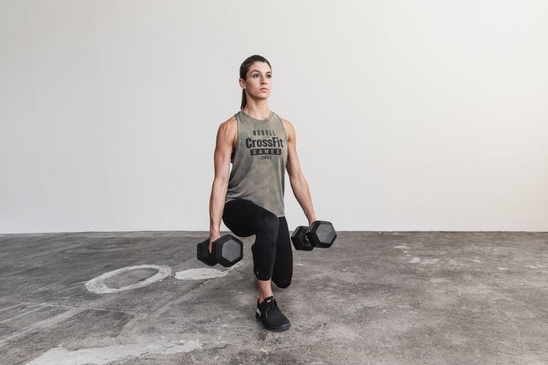 Nobull Crossfit Games 2021 High-Neck Women's Tanks Camouflage | 14908CZSG