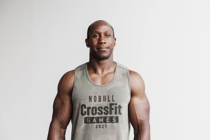 Nobull Crossfit Games 2021 Men's Tanks Camouflage | 54927EROC