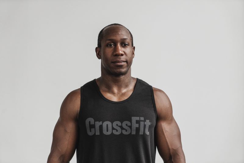 Nobull Crossfit Men's Tanks Black | 65790DSRC