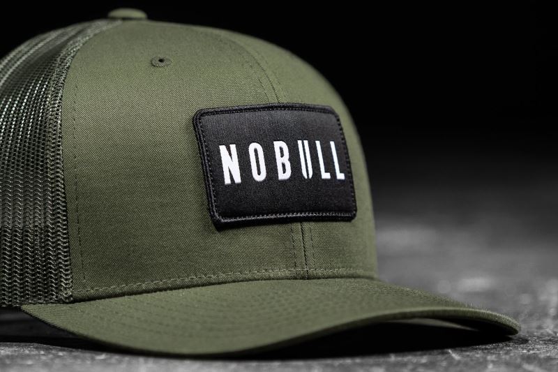 Nobull Curved-Brim Trucker Women's Hats Olive | 10965NPOB