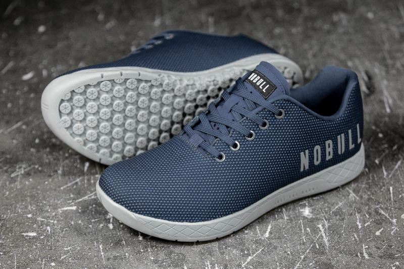 Nobull Denim Women's Trainers Blue | 14509LEWN