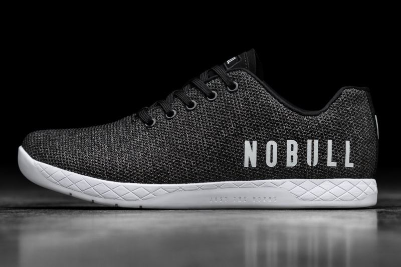 Nobull Heather Men's Trainers Black | 89720QPVH