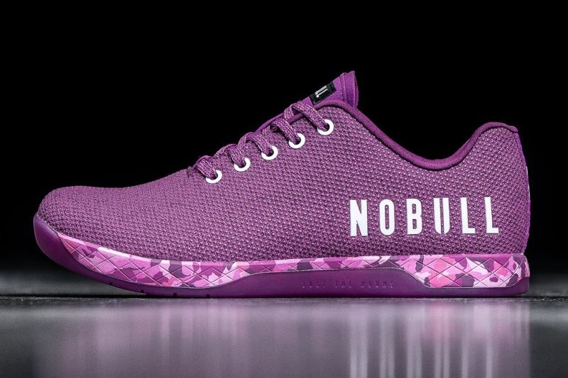 Nobull Heather Men's Trainers Purple | 86251WUFV