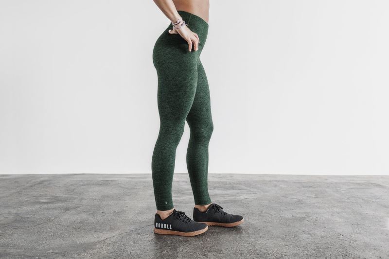 Nobull High-Rise Matte Women's Tight Green | 47365SKHG