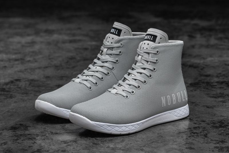 Nobull High-Top Arctic Men's Trainers Grey | 08146XJLE