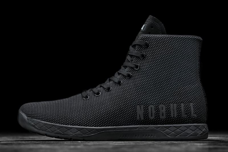 Nobull High-Top Men's Trainers Black | 80137QFVN