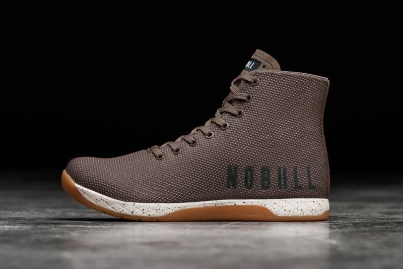 Nobull High-Top Men's Trainers Brown | 26098IBRC