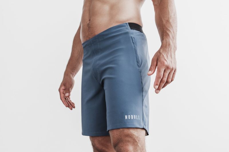 Nobull Lightweight 8.5" Men's Shorts Blue | 02786QLVC