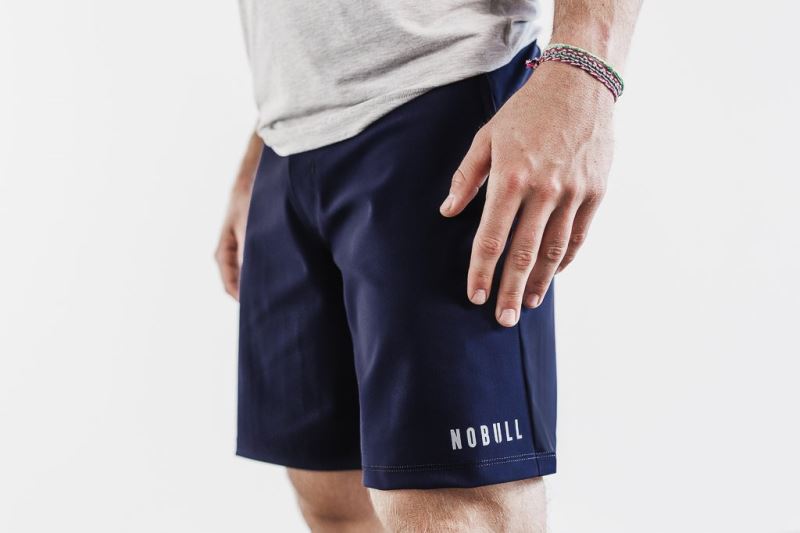 Nobull Lightweight 8.5" Men's Shorts Navy | 96318VKFB