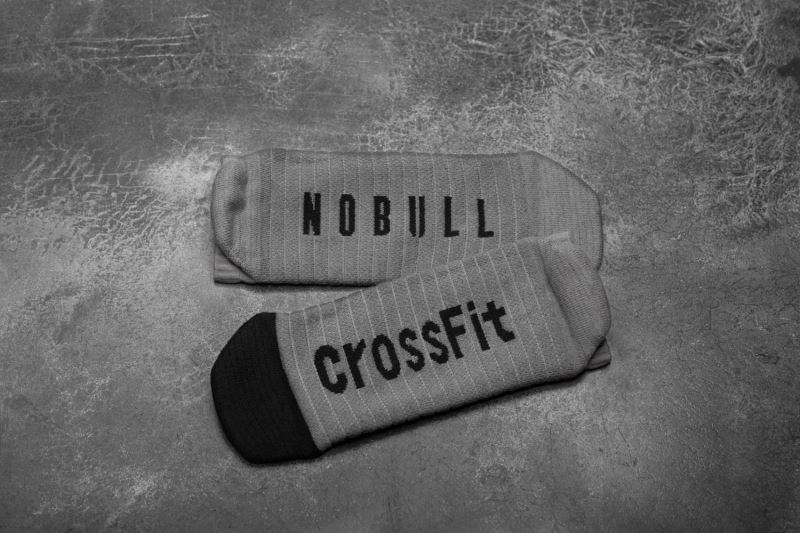 Nobull Low Crossfit Men's Socks Dark Grey Black | 57294CMHB