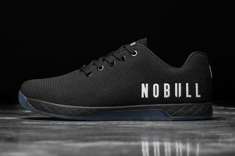 Nobull Low-Top Men's Trainers Black | 87450HZVS