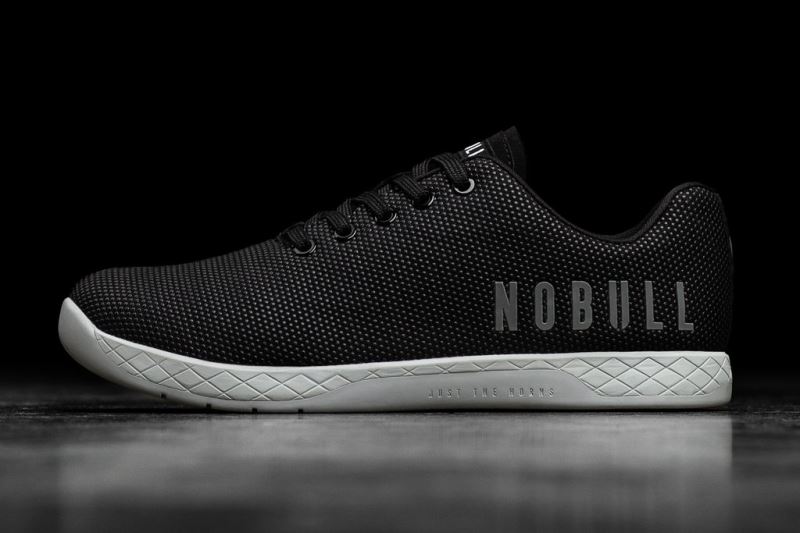 Nobull Low-Top Men's Trainers Black Grey | 73590TJWQ