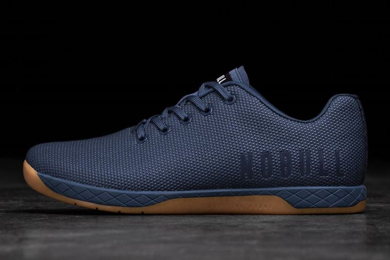 Nobull Low-Top Men's Trainers Navy | 43061IBFA