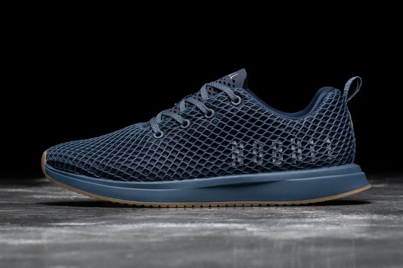 Nobull Mesh Men's Running Shoes Navy | 06275LQDI