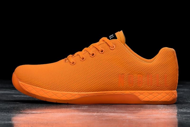 Nobull Neon Men's Trainers Orange | 38275ESAM