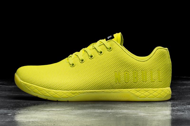 Nobull Neon Men's Trainers Yellow | 51309MVER