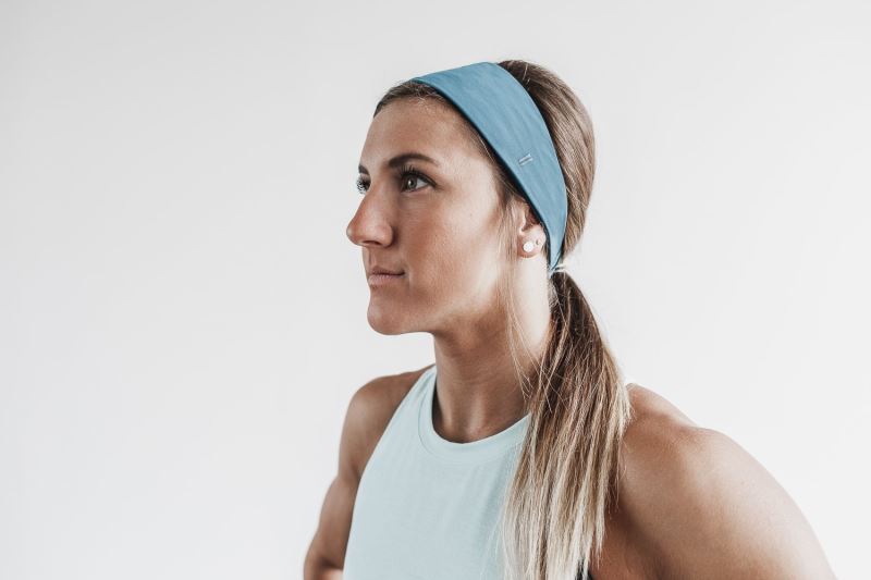 Nobull Nylon Women's Headband Blue | 83965BKXO