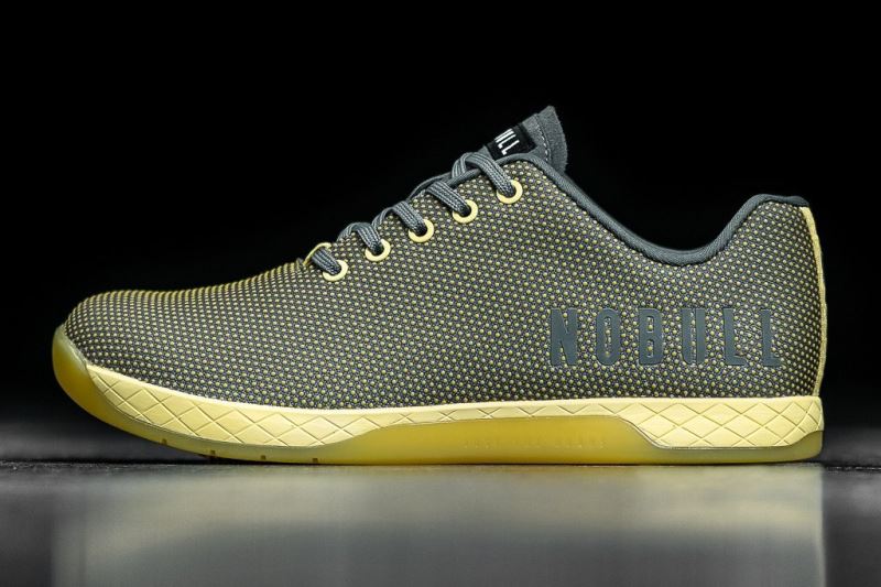 Nobull Pixel Men's Trainers Yellow | 81423DTLV