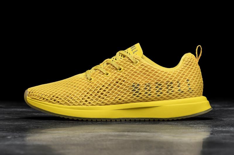 Nobull Rubber Ducky Mesh Men's Running Shoes Yellow | 23806SORC