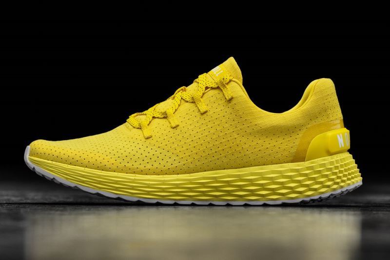 Nobull Rubber Ducky Ripstop Men's Running Shoes Yellow | 01496QCML