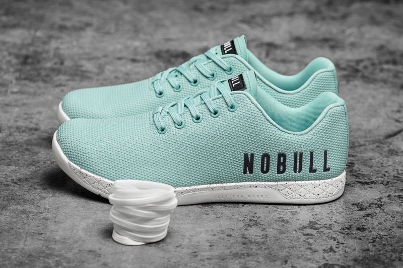 Nobull Speckle Men's Trainers Turquoise | 75814CTKO