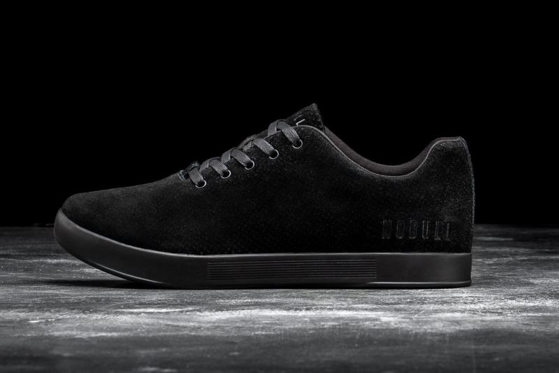 Nobull Suede Men's Trainers Black | 24108NQVC