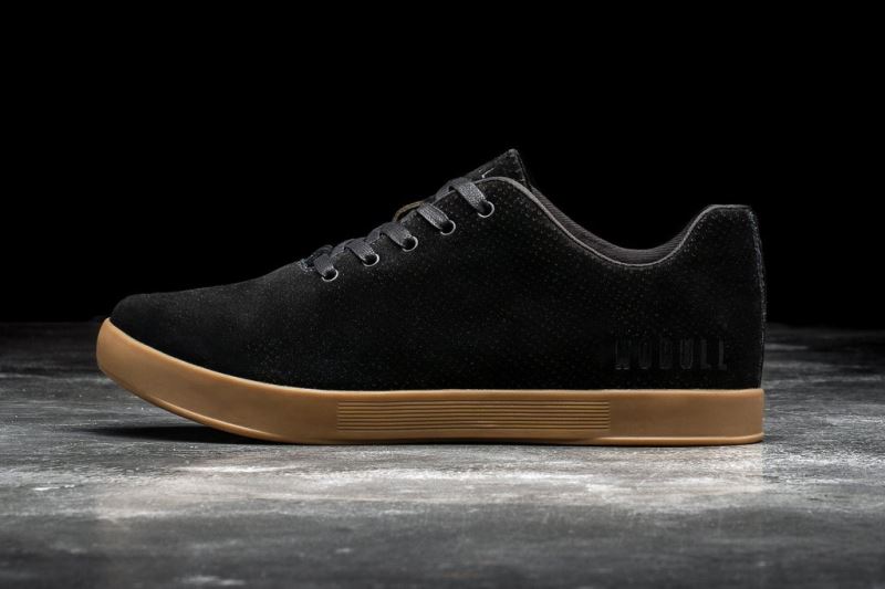 Nobull Suede Women's Trainers Black | 45032HGEM