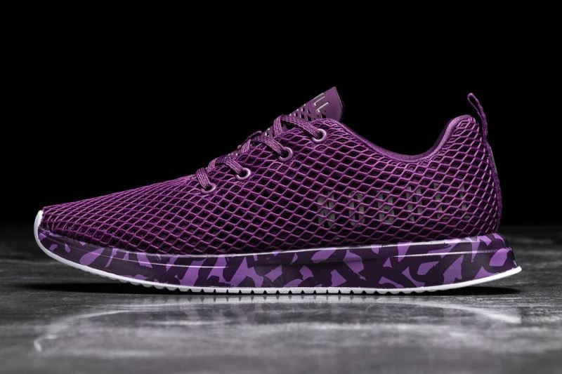 Nobull Toomey Mesh Men's Running Shoes Purple | 85970WRLJ